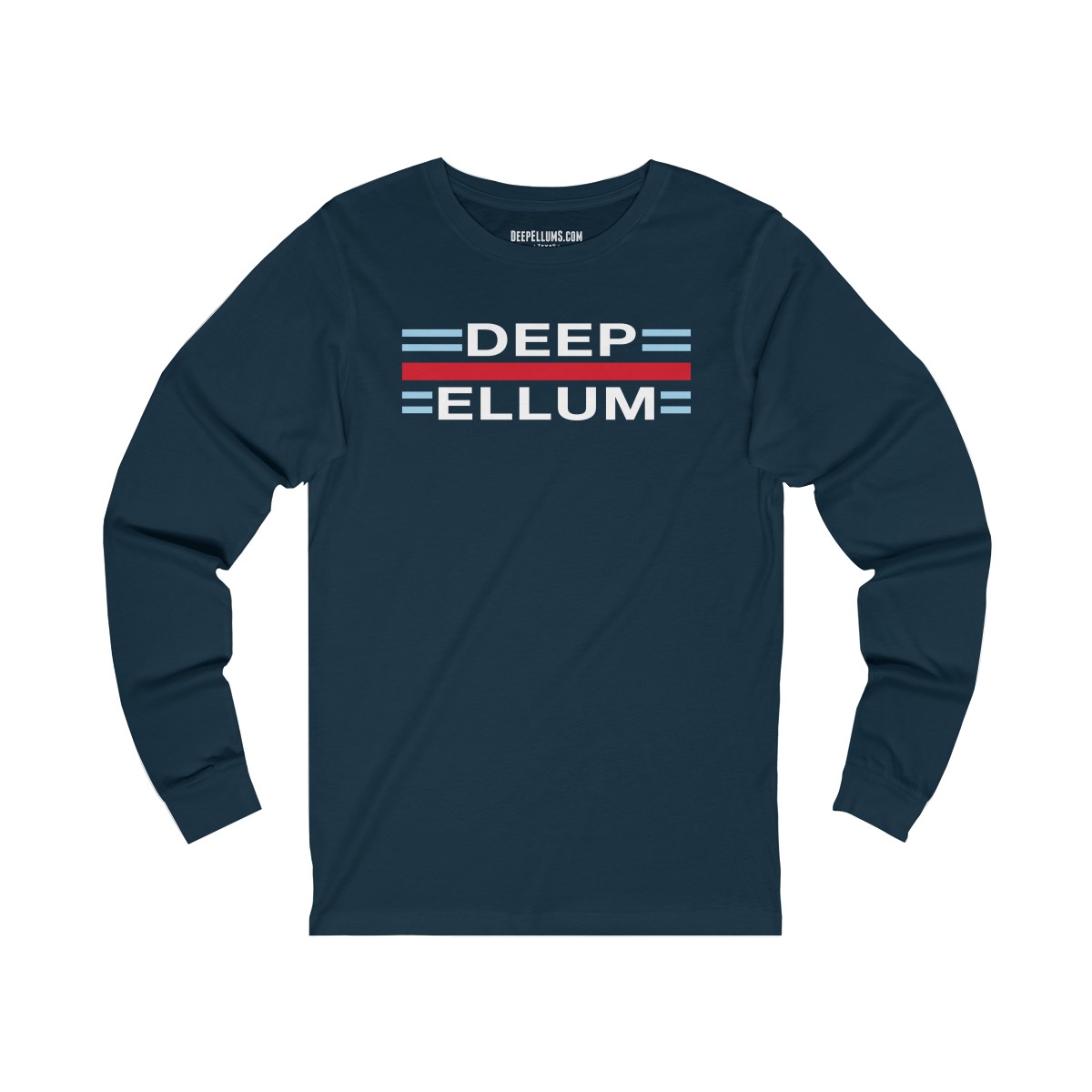 Deep Ellum Martini - Long Sleeve Tee - DeepEllum - Dallas - Texas